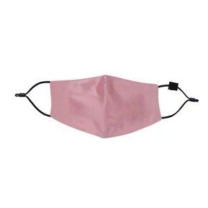 SILK FACE MASK WITH FILTER (PINK)